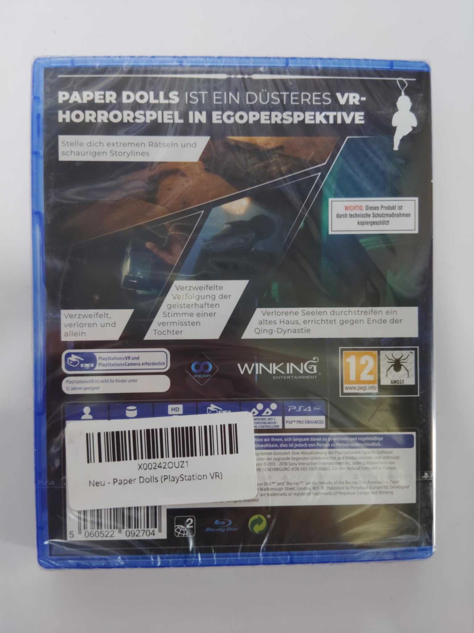 NOWA Paper Dolls VR PS4