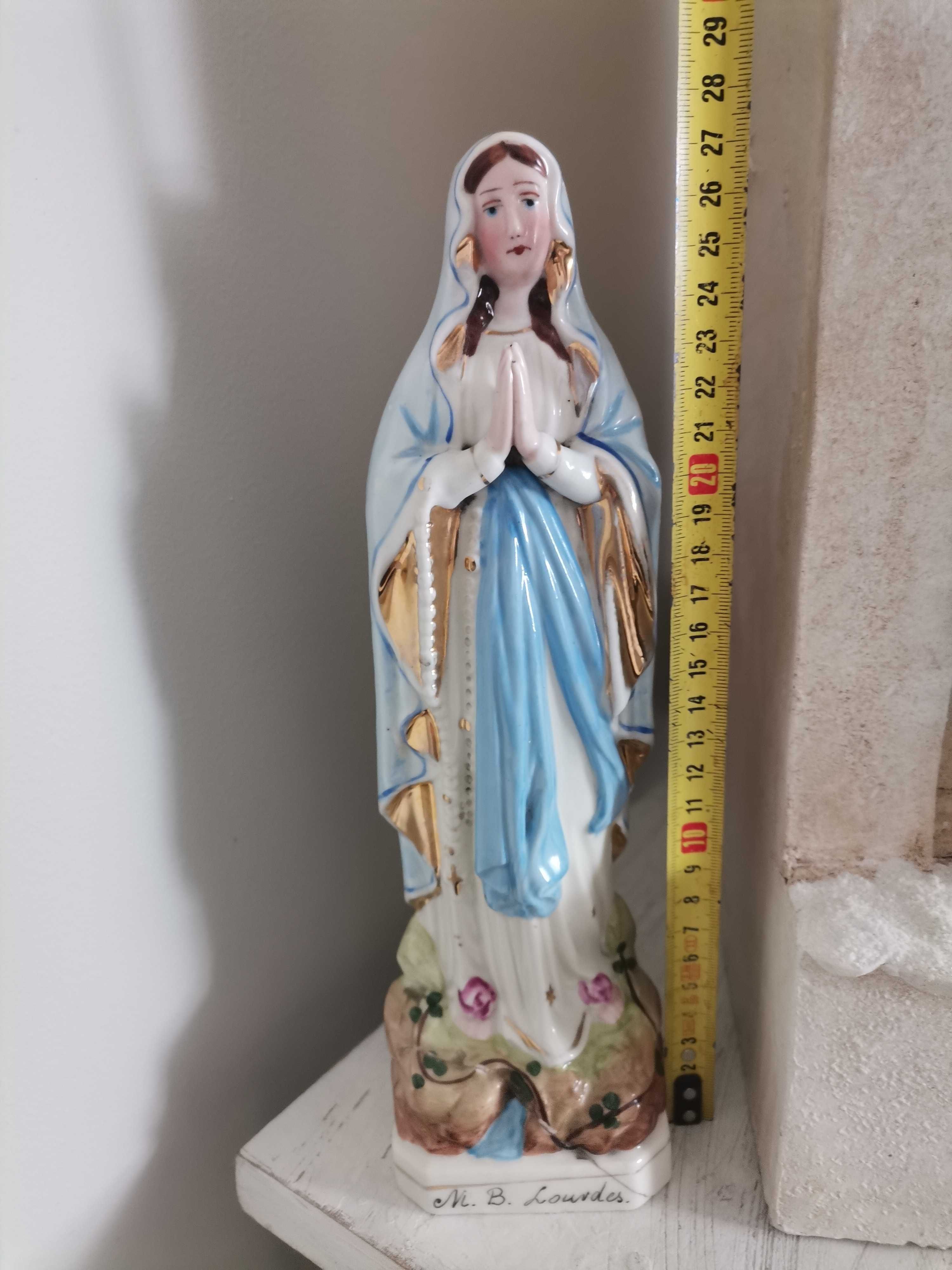 Figurka porcelanowa Matka Boża z Lourdes