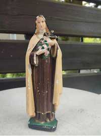 Przedwojenna figurka gipsowa św.Teresa