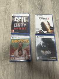 Продажа, обмен Far cry 6, RE village, Dying light 2 stay human, CD van