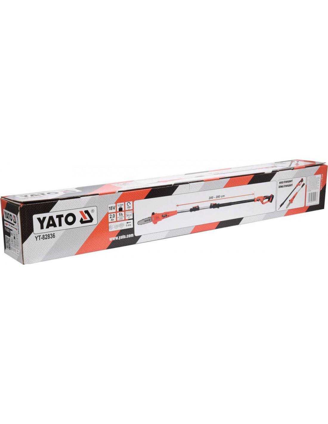 Piła akumulatorowa, okrzesywarka do gałęzi YATO YT-82836 NOWA!