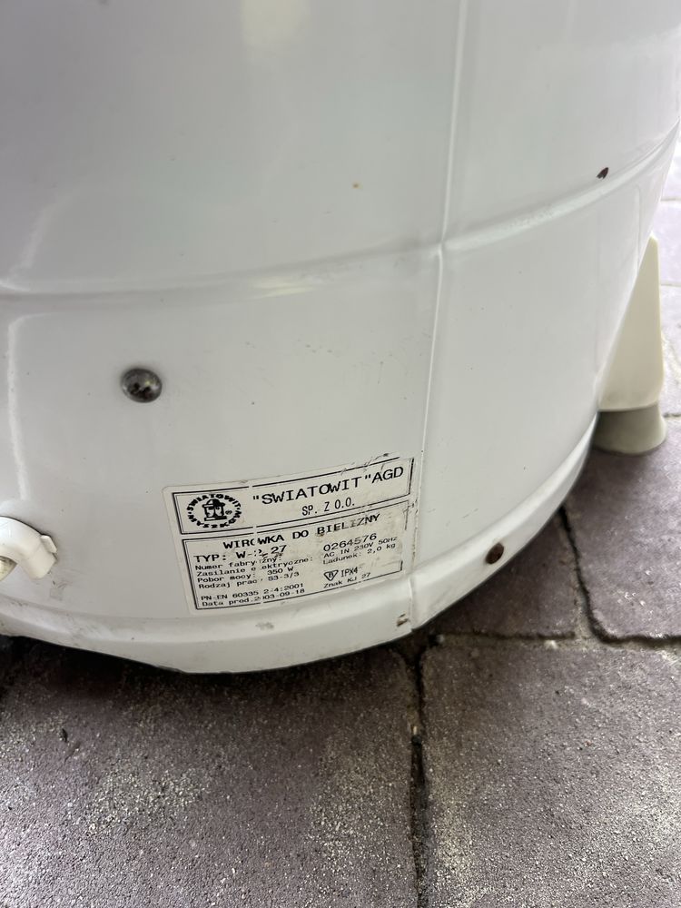 Wirówka Frania Światowit z 2003 r sprawna - jak za czasow PRL