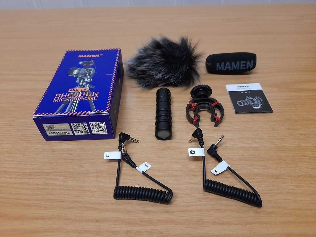 Microfone Shotgun MAMEN Mic-08