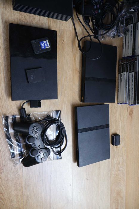 Konsole Gry Sony Playstation 2 Ps2 Fat , Silver Box Slim od 200zł BUZZ