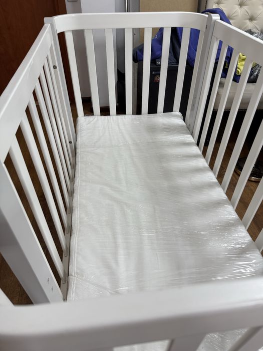 Дитяче ліжечко Верес Монако з новим матрацем