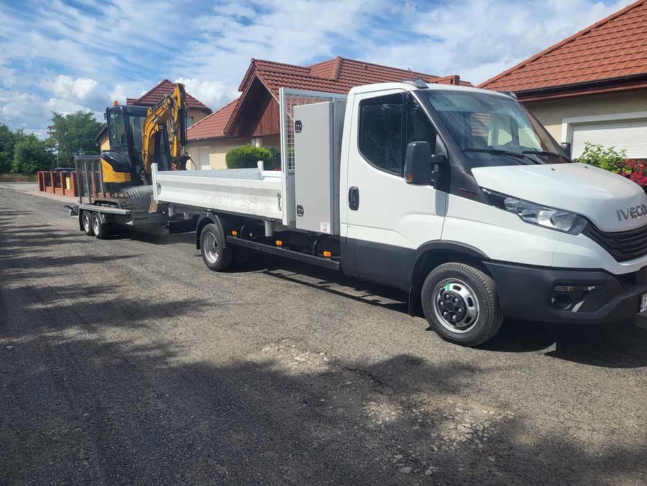Usługi minikoparką  transport wywrotką /prace ziemne/ transport maszyn