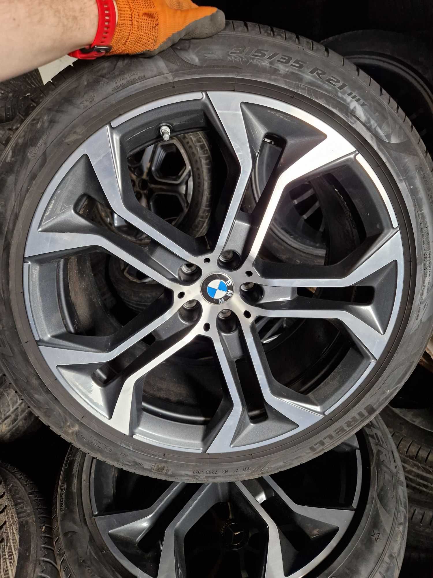 Oryginalne Koła BMW X5 X6 G05 G06 M-Power 275/40R21 315/35R21 Pirelli