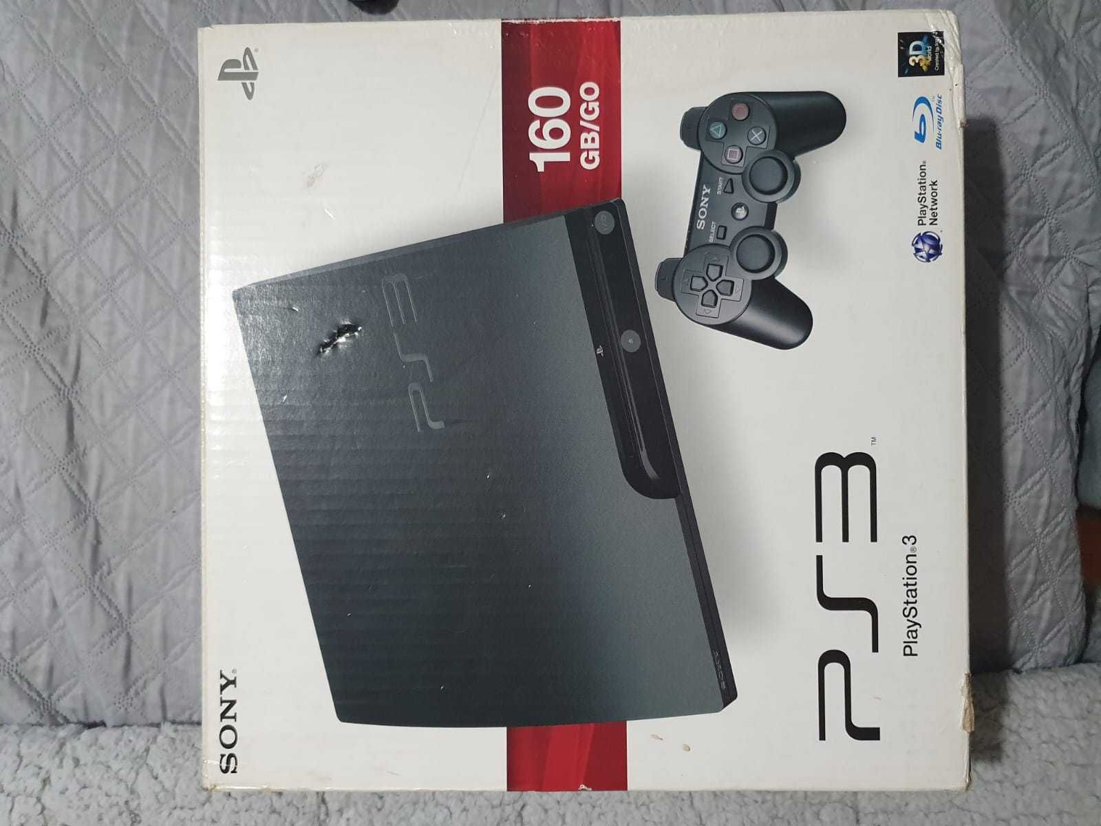 Playstation 3 + jogos e acessórios