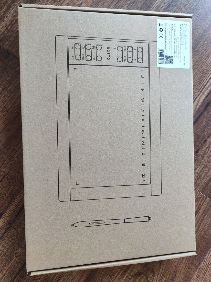 Tablet graficzny Bosto 1060 Plus z rysikiem