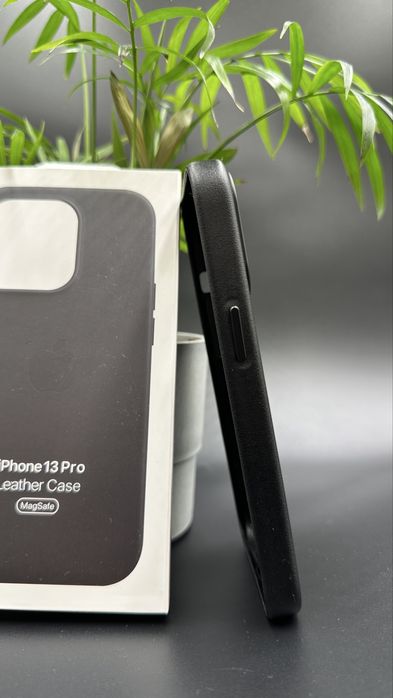 Skórzane Magsafe Etui do Iphone 13 Pro Black