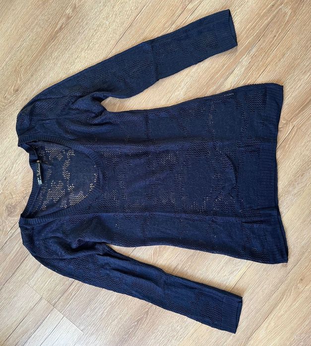 Ażurowy sweter sweterek z okrągłym dekoltem Funk’n Soul S