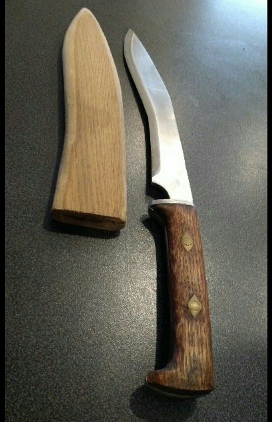 Nóż stal kwasowa ręcznie robiony