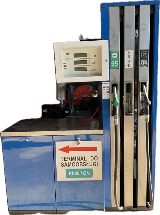 Dystrybutor paliw - 2 stronny, 4 wężowy.