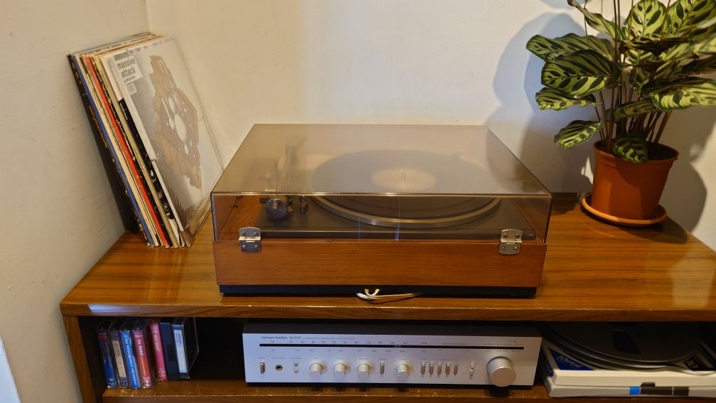 Lenco L75 gramofon manualny, drewno, vintage lata 60te