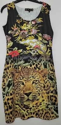 Vestido Justo Leopardo