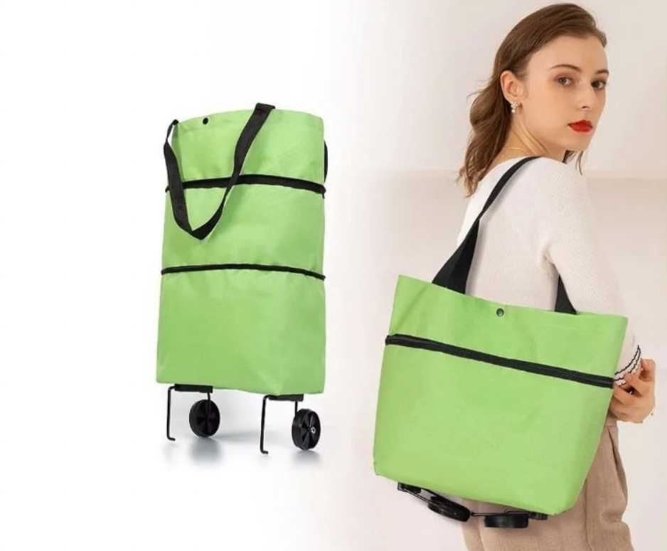 Универсальная складная портативная сумка-тележка для покупок