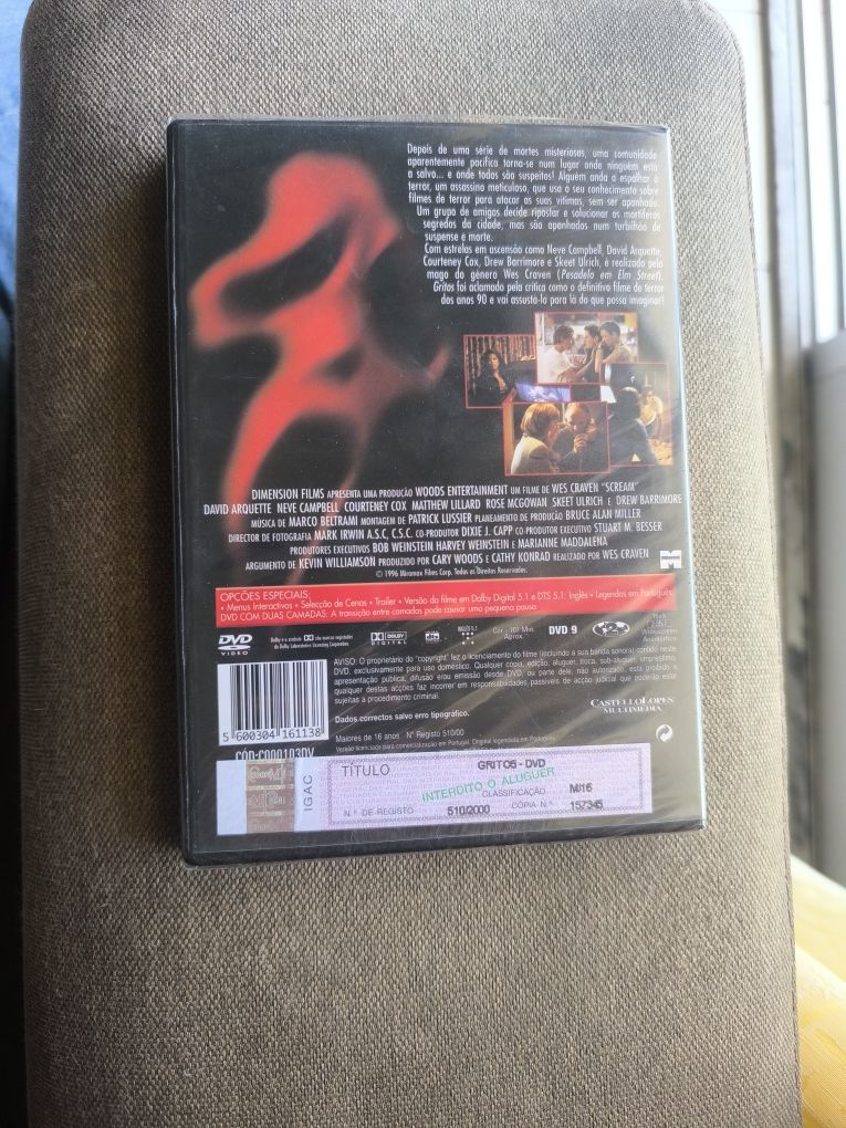 DVD Gritos - Scream (Embalado)