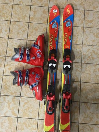 Zestaw narciarski dla dzieci Narty Blizzard 100cm + Buty Tecnica 21