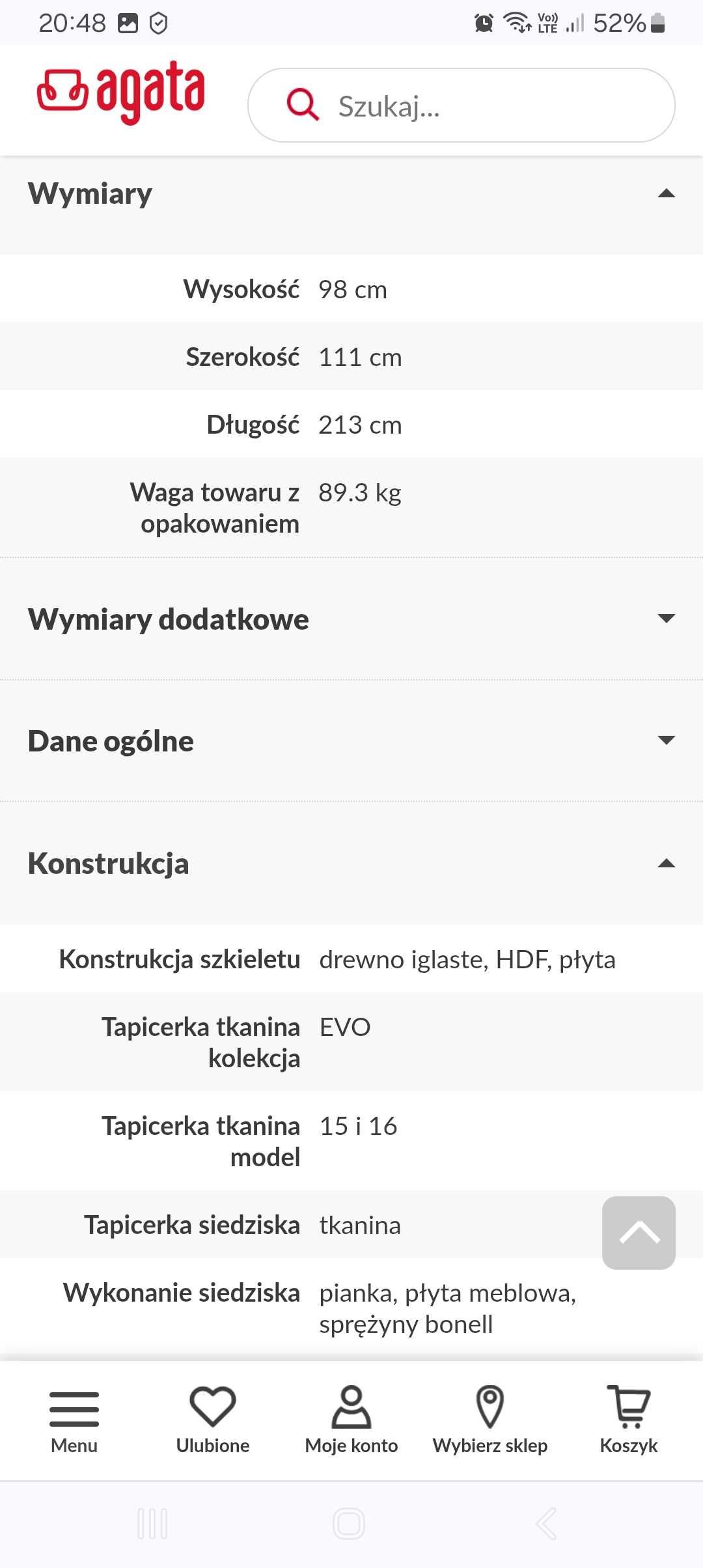 Łóżko tapczan szeroki