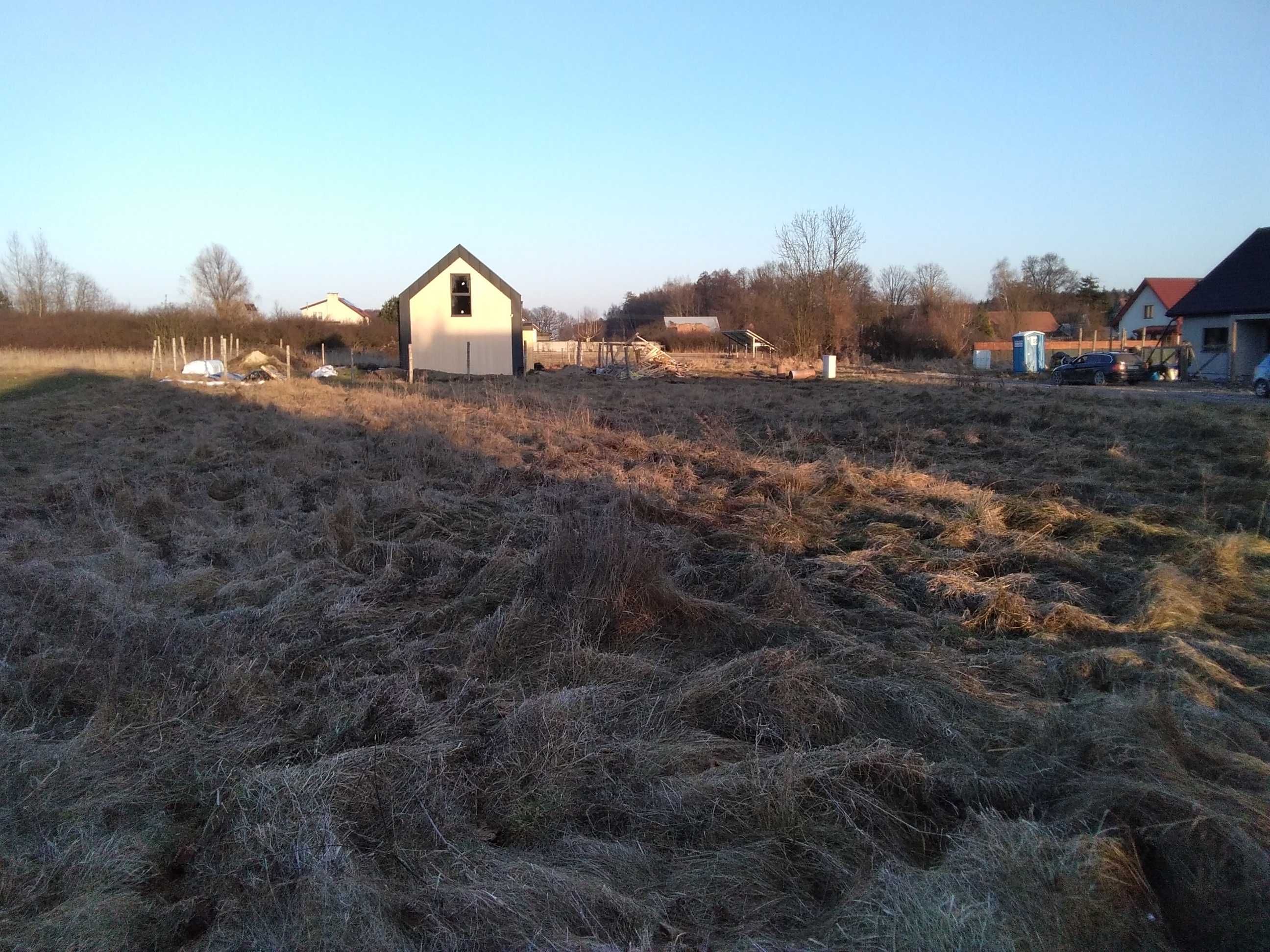 Działka budowlana 5 km od Lubina, 2 km od Osieka i Miroszowic
