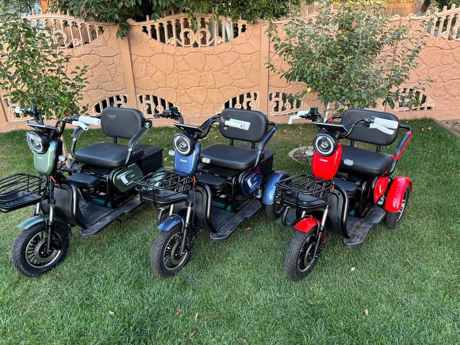 Трицикол CORCO《LOGAN 》Двигун 1000-1200W Батарея 72V-23Ah Доставка.