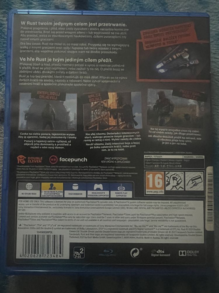 Rust-Ps4 Zamiana ….