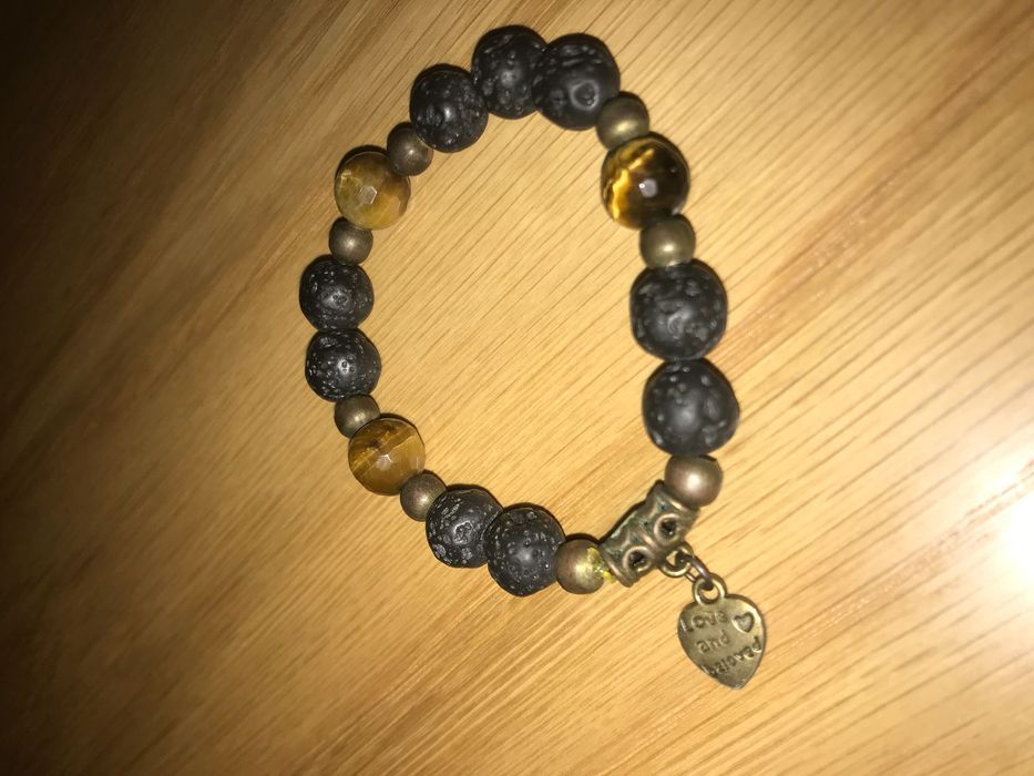 Pulseira de pedras olho de tigre