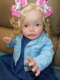 Кукла Реборн девочка с единорогом лялька