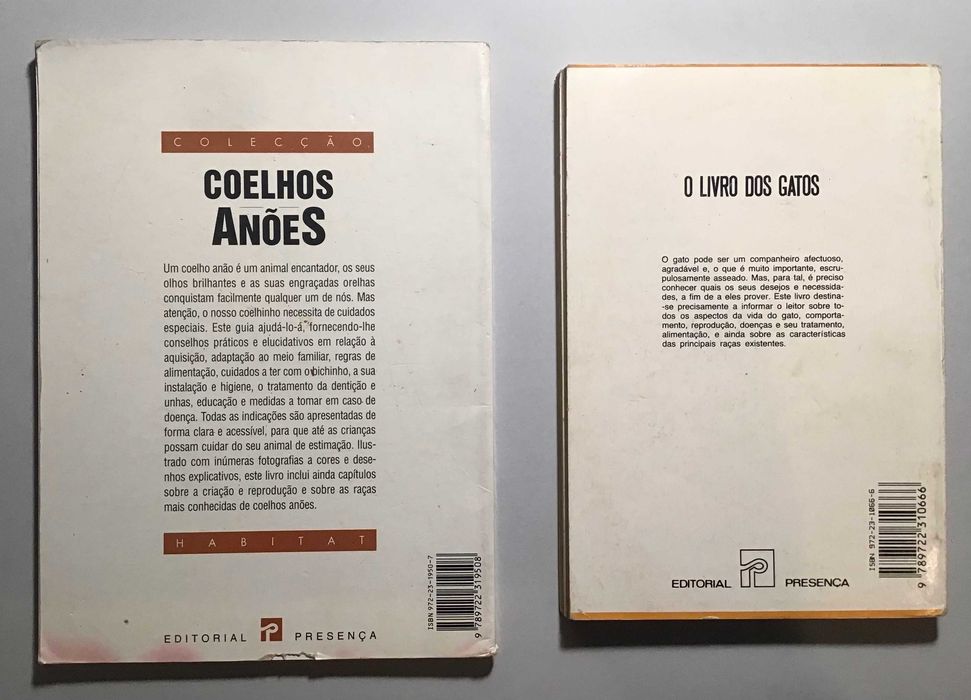 Guias de Animais (Cães, Gatos, Coelhos)