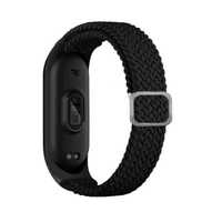 Beline Pasek Mi Band 3/4 Textile Czarny/Black