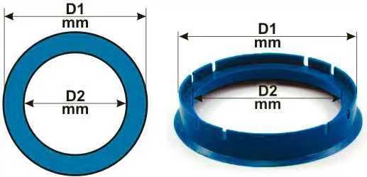 Центровочные проставочные кольца любых размеров