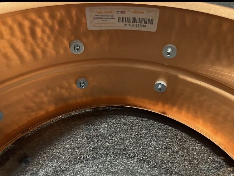 Ludwig Copper Phonic 14x6,5 tube lugs