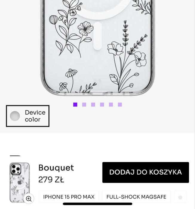 Etui mobilfox 15 pro max