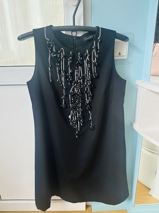 Чорне святкове плаття 42 розміру