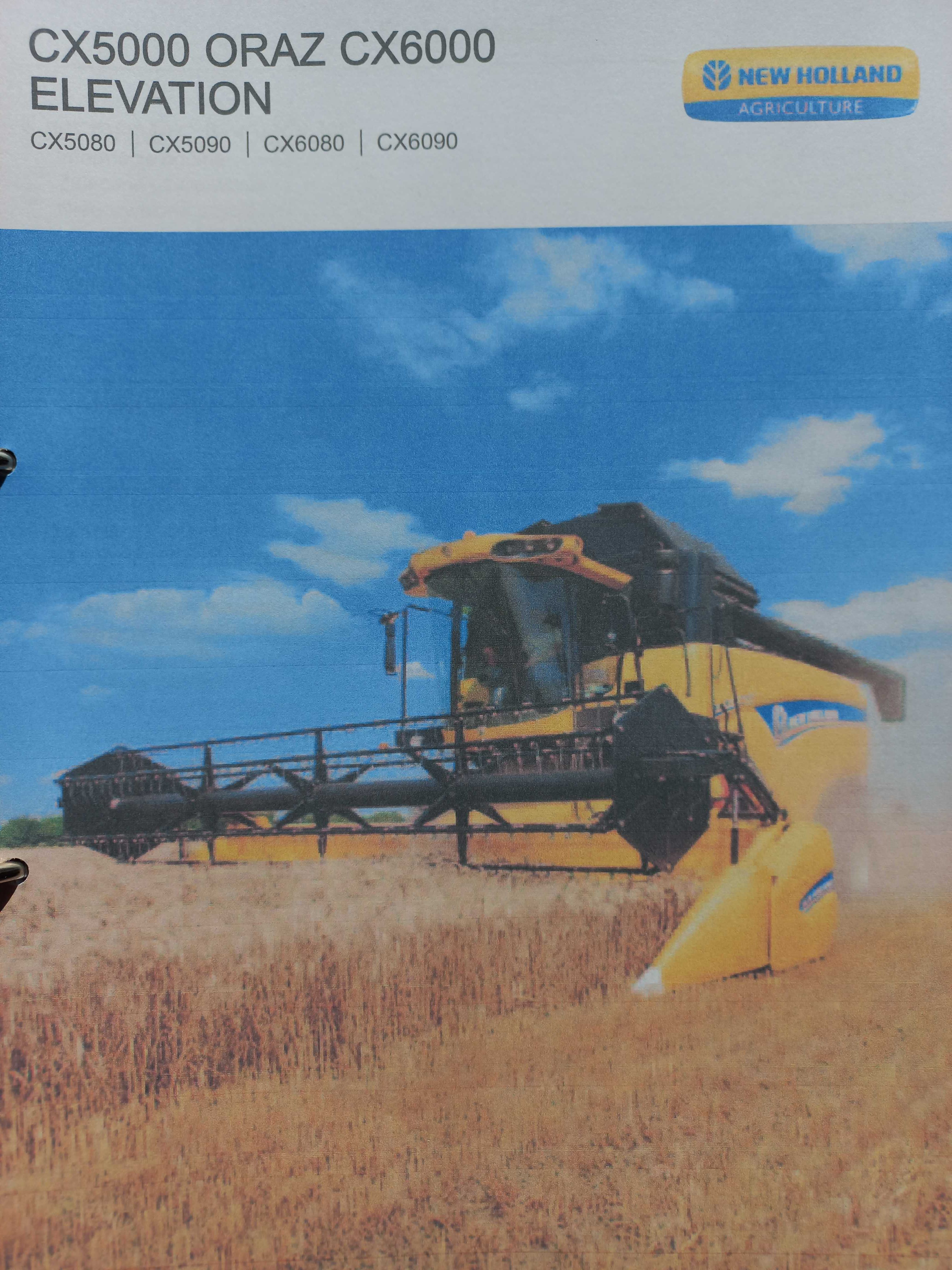 NEW HOLLAND CX5080_5090_6080_6090 Laterale instrukcja obsługi