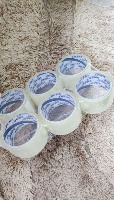 6 rolek taśmy klejącej 6x50 metrów taśma do pakowania