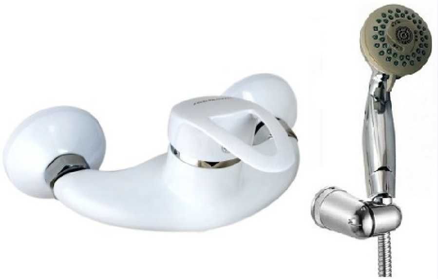 Новый латунный! БЕЛЫЙ смеситель, кран для кухни мойки умывальника.