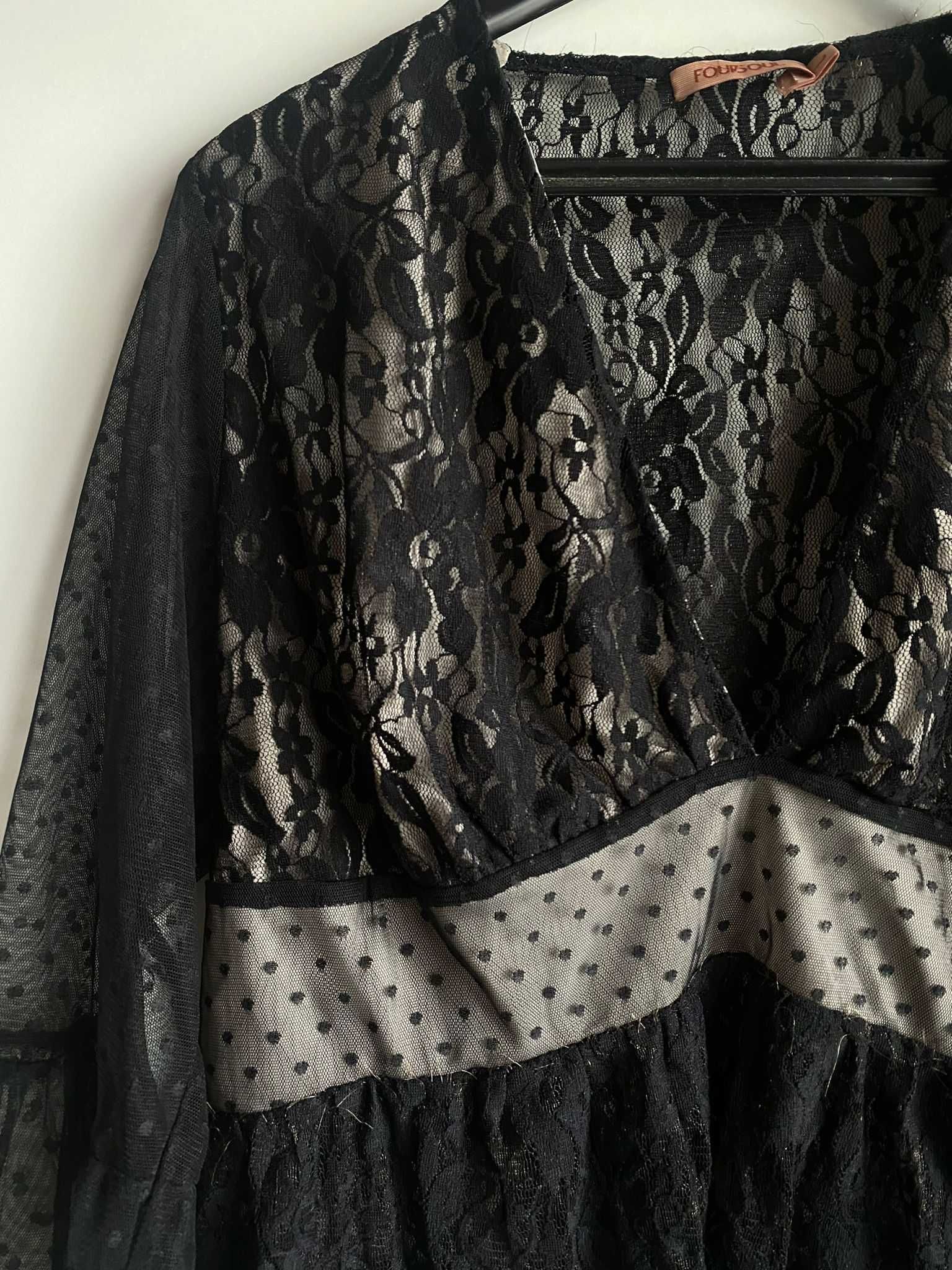 camisola rendilhada