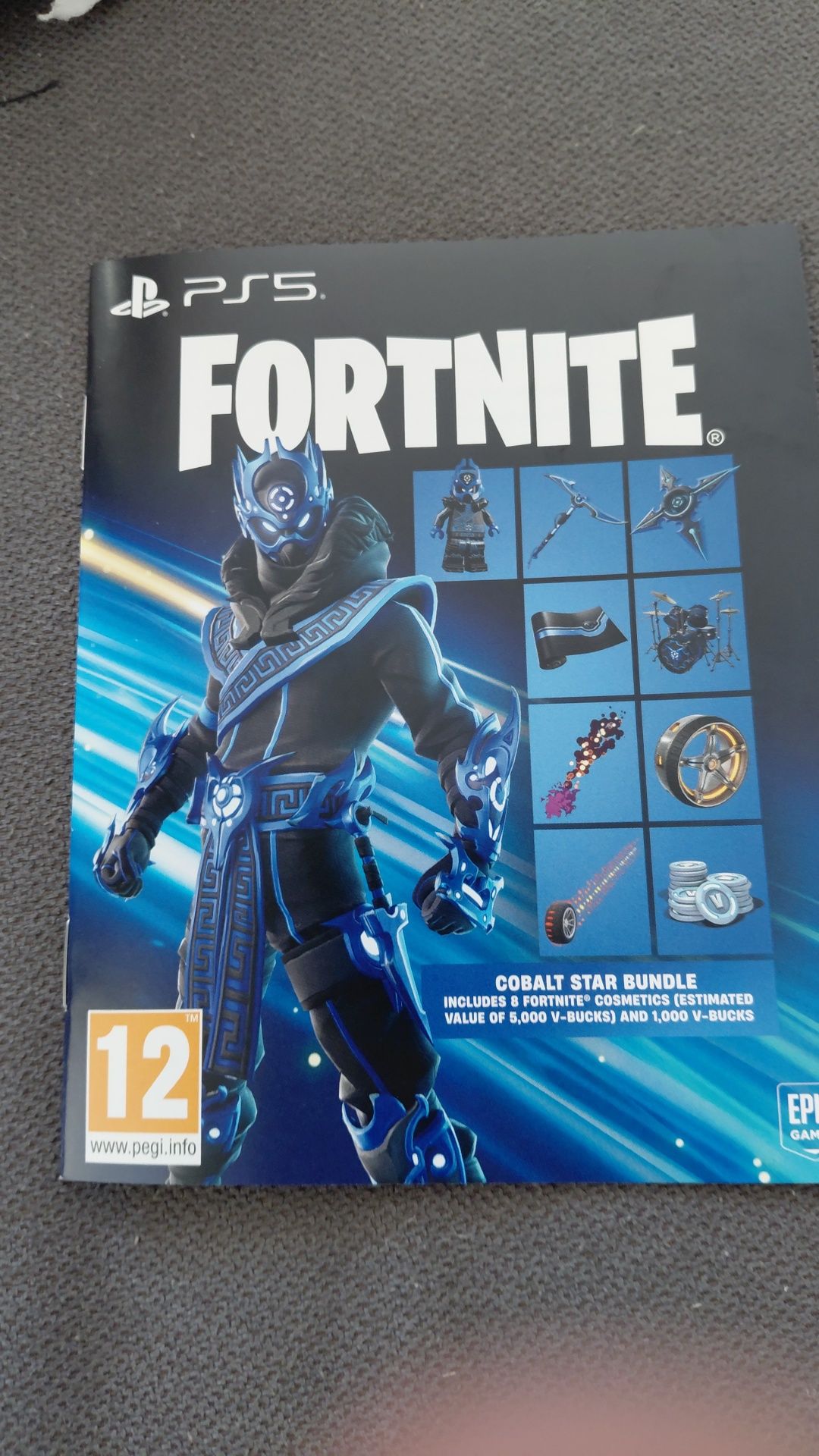 Fortnite Cobalt Star Bundle (Nunca Aberto)