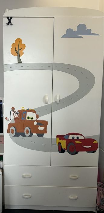 Meble Meblik Cars szafa regał łóżko piętrowe kontener