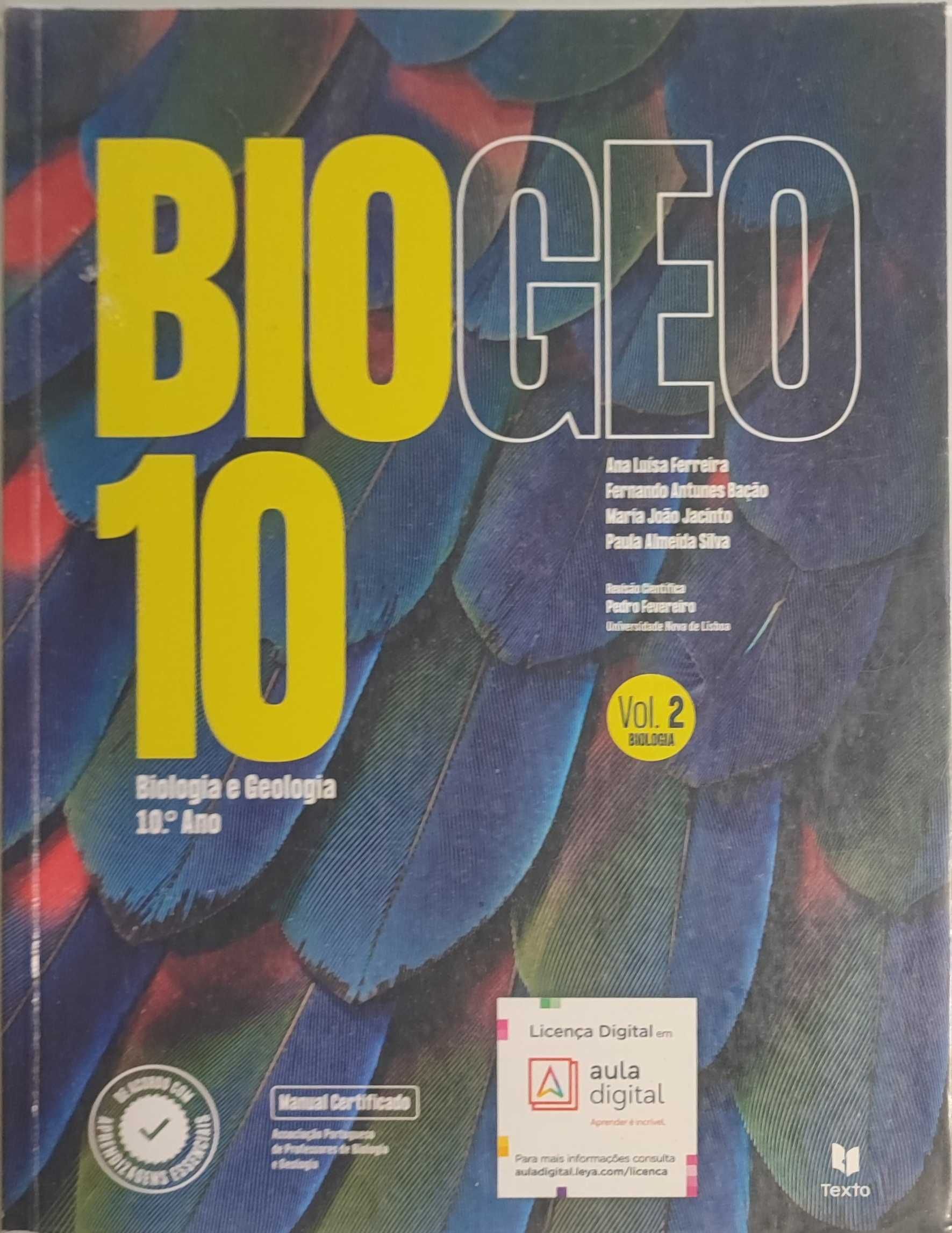 BioGeo 10 - Biologia e Geologia - 10º ano - TEXTO Vol. 1 e Vol. 2
