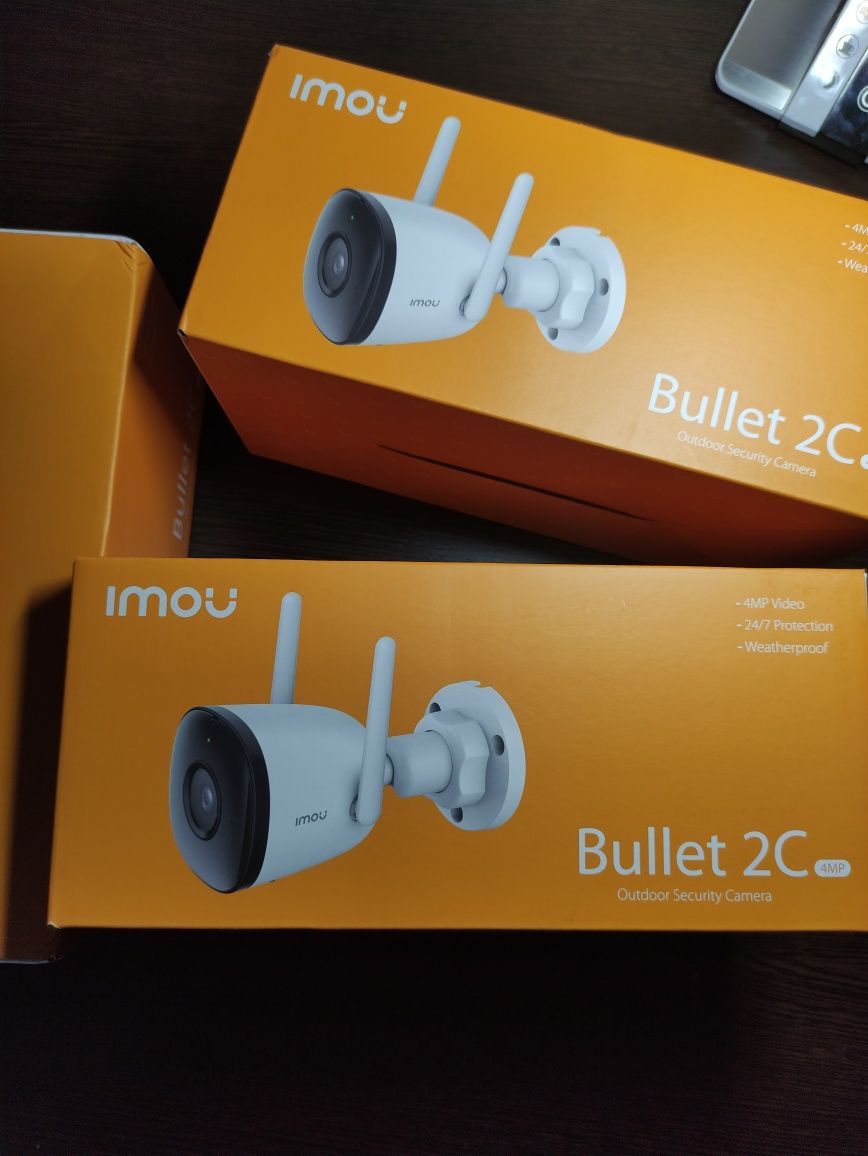 Wi-Fi IP Камера відеоспостереження 4Мп IMOU Bullet 2С  Dahua tech.