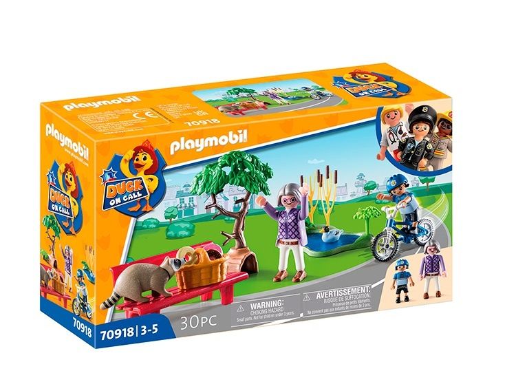 Playmobil apanha o ladrão com bicicleta NOVO