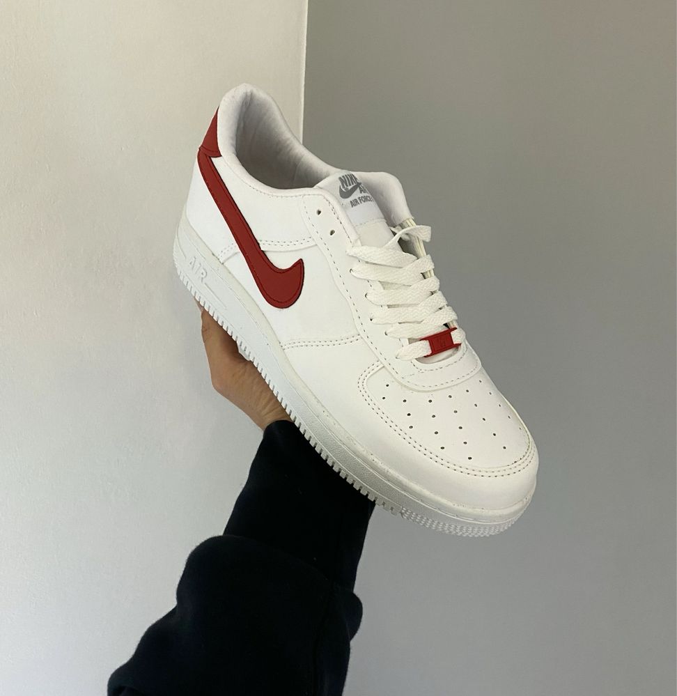 Nike air force one czerwone buty męskie sportowe 41-46