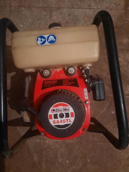 Motobomba, 2 cv, Motor de puxar água. OLEO-MAC SA45TL