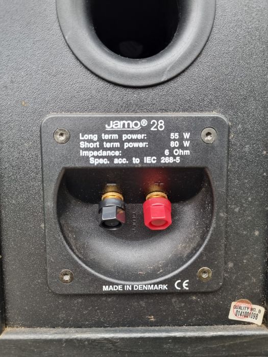 Zestaw kolumn  3.1 Jamo 28. 3 sztuki+ sub. Yamaha+podstawy.Super dźwię