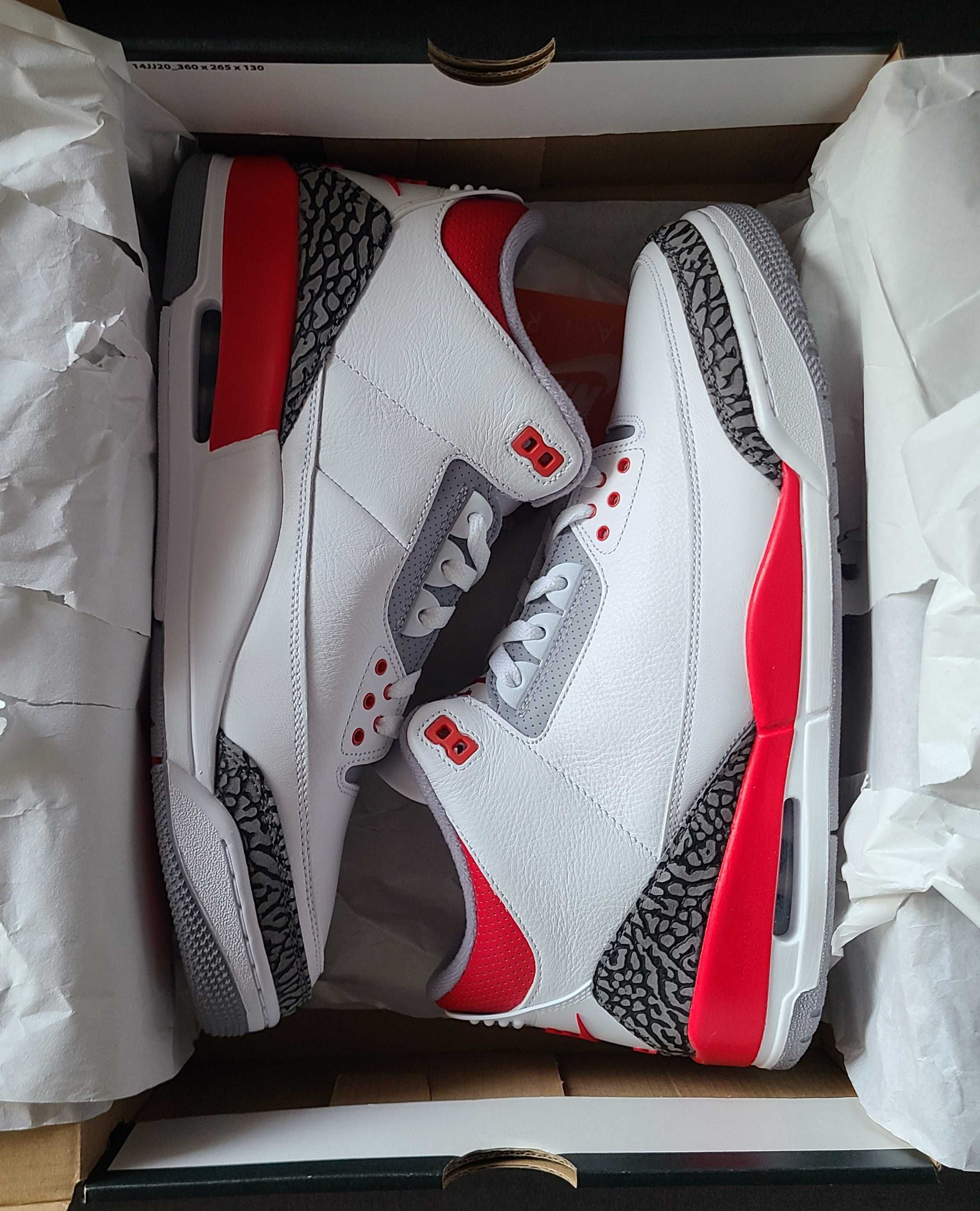 Air Jordan 3 Retro "Fire Red" 2022r. 13US - 47,5EU - 31CM