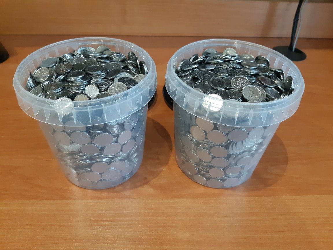 Монеты украинские 8 кг.