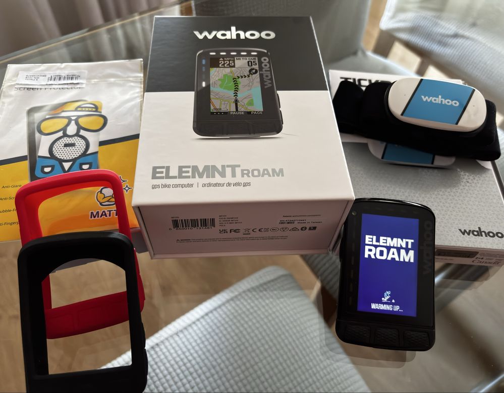 GPS Wahoo Roam V2 + HR Tickr
