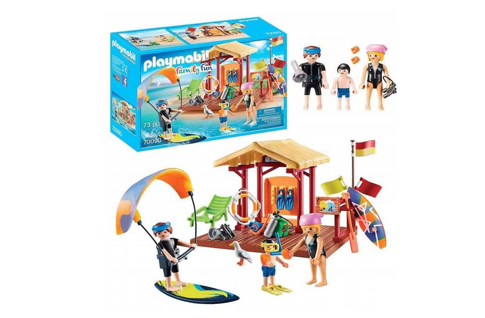 Playmobil kreatywne Klocki Szkółka sportów wodnych 73 ele PREZENT